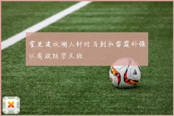 霍里建议湖人针对马刺和雷霆补强以有效防守文班